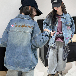 女童牛仔外套2026新款春装中大童早春牛仔衣洋气儿童春秋薄款上衣