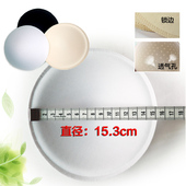 薄款 透气海绵棉圆胸垫大码 瑜伽泳衣插片义乳胸贴抹胸内垫锁边罩杯