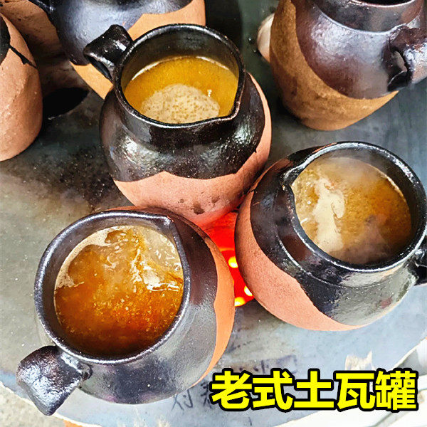 传统老式土陶砂锅瓦罐煨汤耐高温围炉煮茶炖汤海鲜粥粗陶黄土砂罐