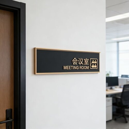 亚克力烤漆门牌办公室科室牌