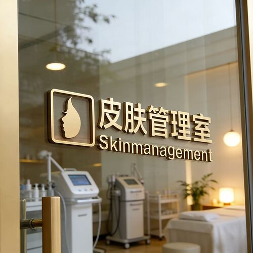 科室牌门牌皮肤管理美容纤体