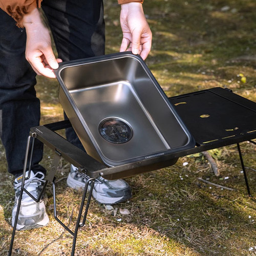CAMPINGMOON单元304不锈钢水槽