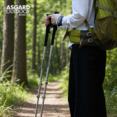 Asgard阿斯加德户外伸缩式登山杖铝合金徒步装备专业登山手杖拐杖