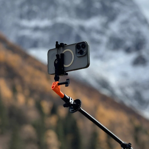 Asgard登山杖手机自拍支架户外徒步360全景运动相机支架gopro大疆