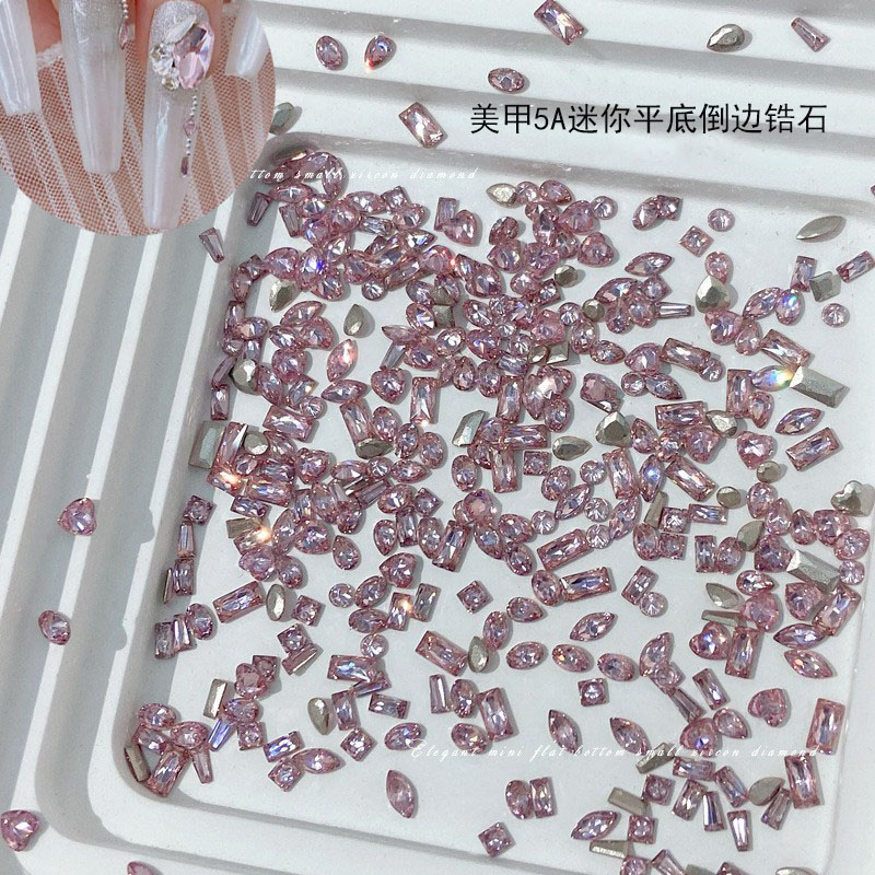 美甲锆石饰品5A马眼锆石指甲迷你