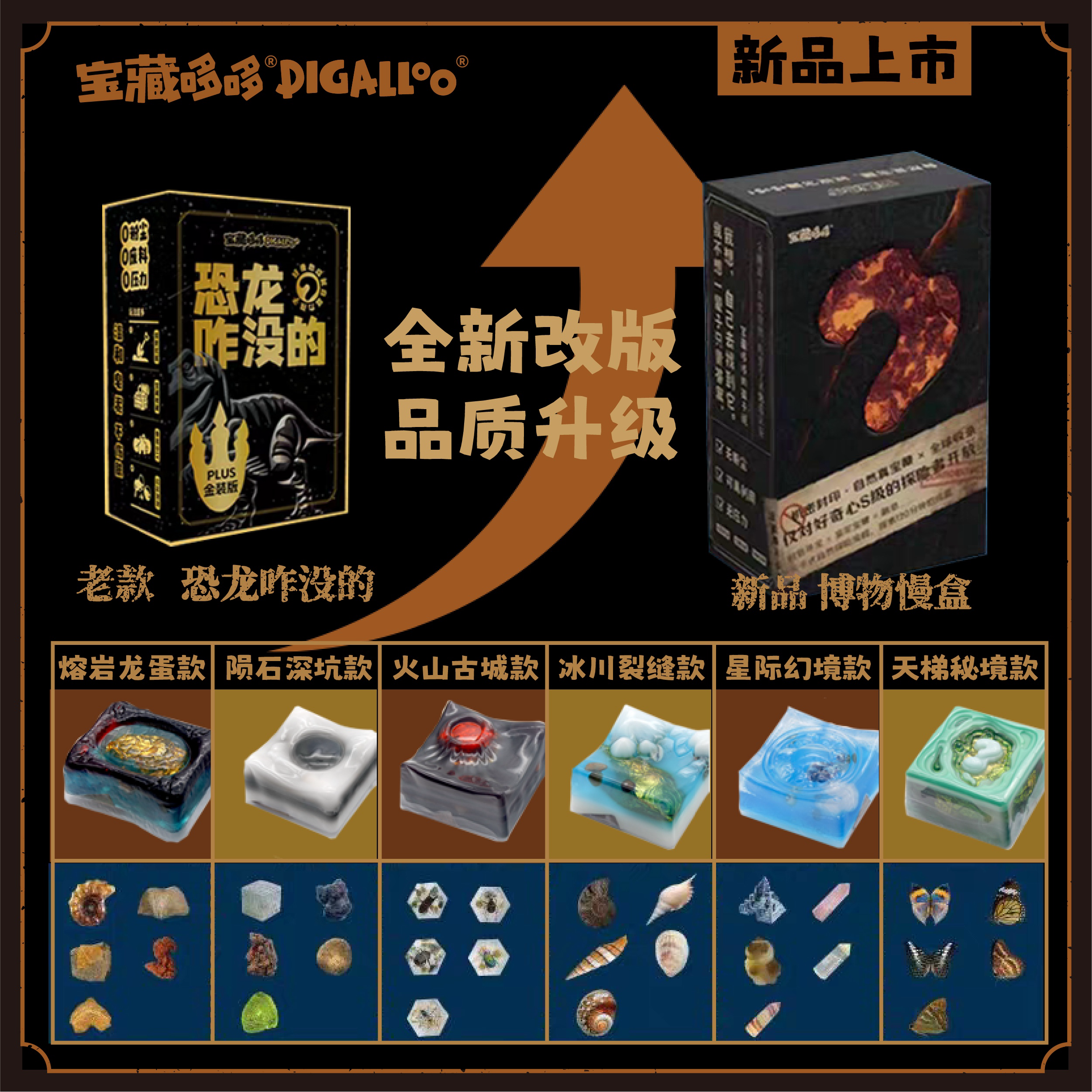 宝藏哆哆慢盒恐龙香皂挖宝盲盒