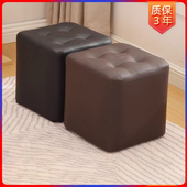 小凳子家用皮凳儿童方凳网红皮墩客厅沙发凳小墩子创意小板凳矮凳