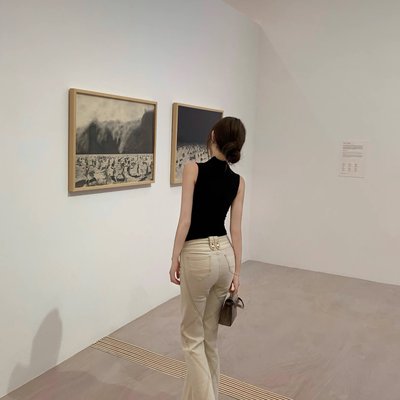 CHICYOU 自留 金扣明线弹力裤紧身休闲喇叭牛仔裤女