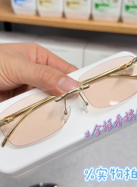 2025款超轻无框茶色太阳镜