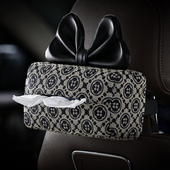 高级感四叶草汽车纸巾盒椅背挂式 饰好物用品大全 车载抽纸盒车内装