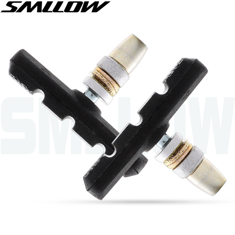 自行车刹车皮山地车刹车器V刹耐磨闸块橡胶刹车皮通用单车配件