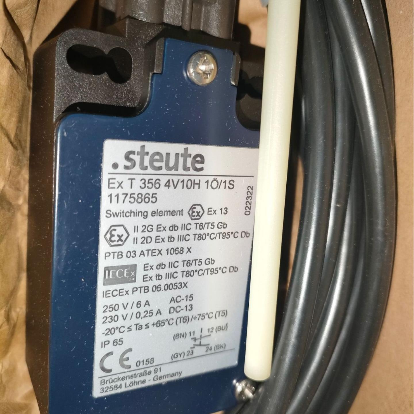 EX T 356 4V10H 101S德国STEUTE世德防爆限位控制开关1175865