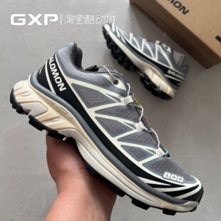 Salomon萨洛蒙XT-6 RECUT元祖灰26款低帮复古徒步通勤跑鞋492577