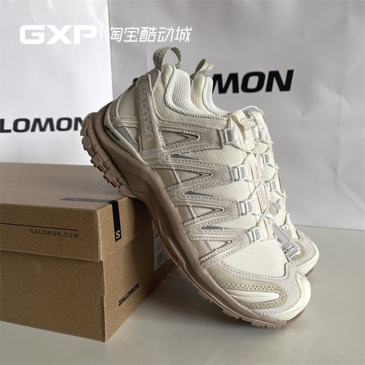 Salomon男女款3DXA米灰香草色