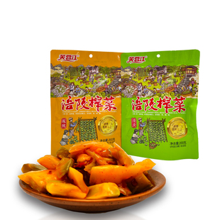 重庆涪陵榨菜芙蓉江榨菜八缸榨菜麻辣清淡味260克含13小袋下饭菜