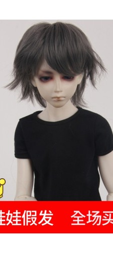 bjd娃娃假发短发 叛逆短发 1/3 反翘娃娃假发 3分现货 厂家直销