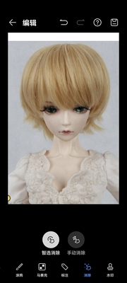 sd高温丝反翘短发假毛