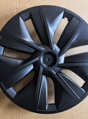 适用于特斯拉modely轮毂盖19寸装饰盖哑光黑塑料外壳保护罩轮帽