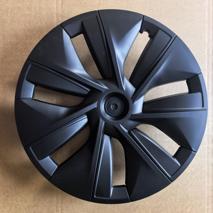 适用于特斯拉modely轮毂盖19寸装饰盖哑光黑塑料外壳保护罩轮帽