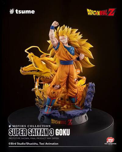 无限实验室 Tsume : Super Saiyan 3  超级赛亚人3 悟空 雕像