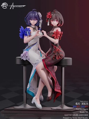 无限实验室 arctic wolf 工作室 希儿 彼岸双生 雕像