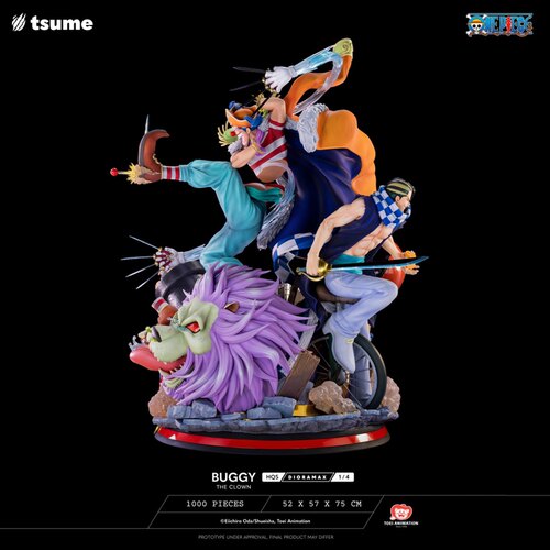 【补款】无限实验室 Tsume HQS DIORAMAX 海贼王小丑巴基 雕像
