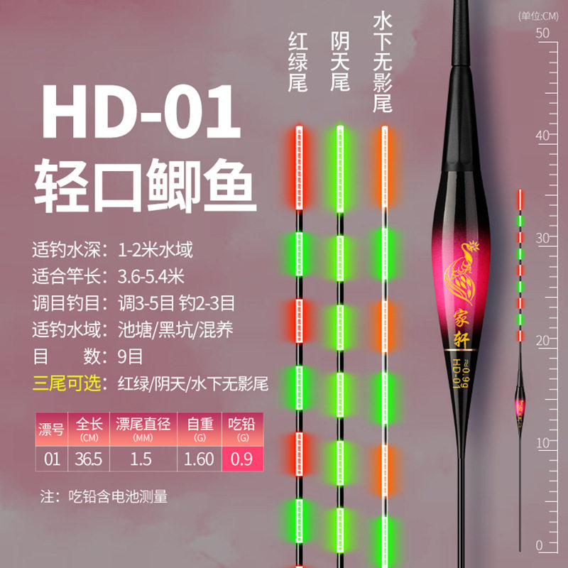黄金眼鲫鲤鱼大物电子夜光漂鱼漂