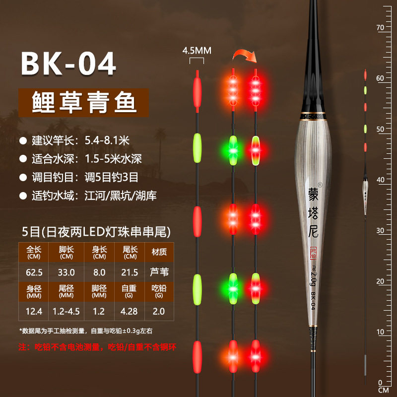 夜光漂咬钩变色抗走水大物流氓漂