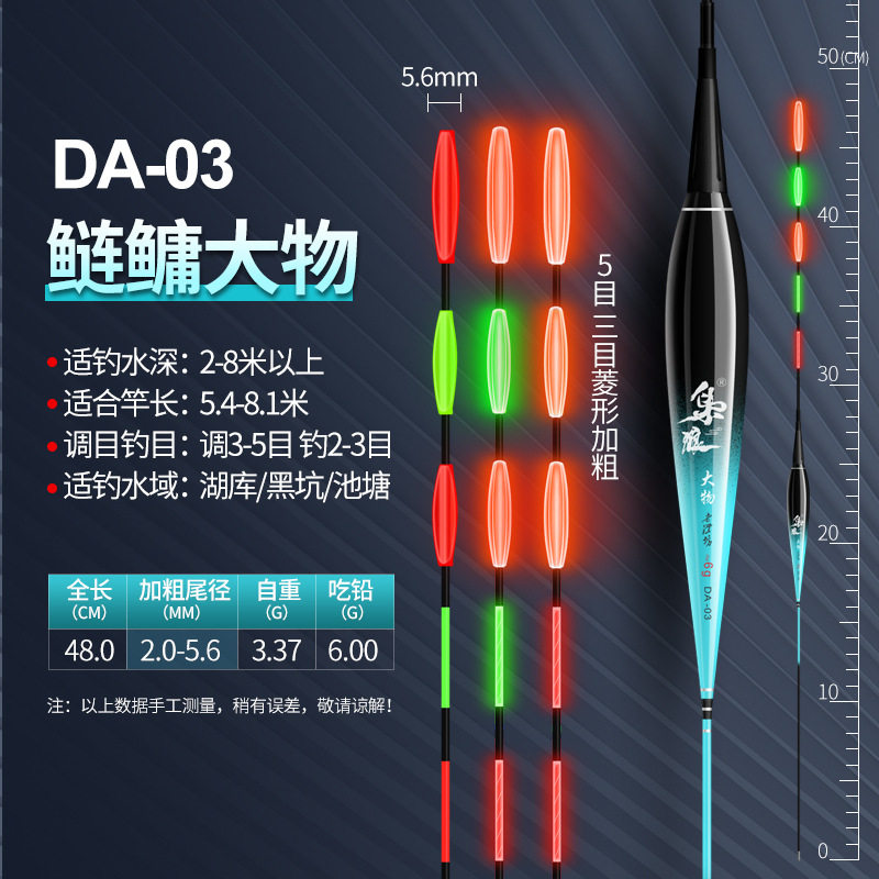 日夜大物咬钩变色电子夜光鱼漂