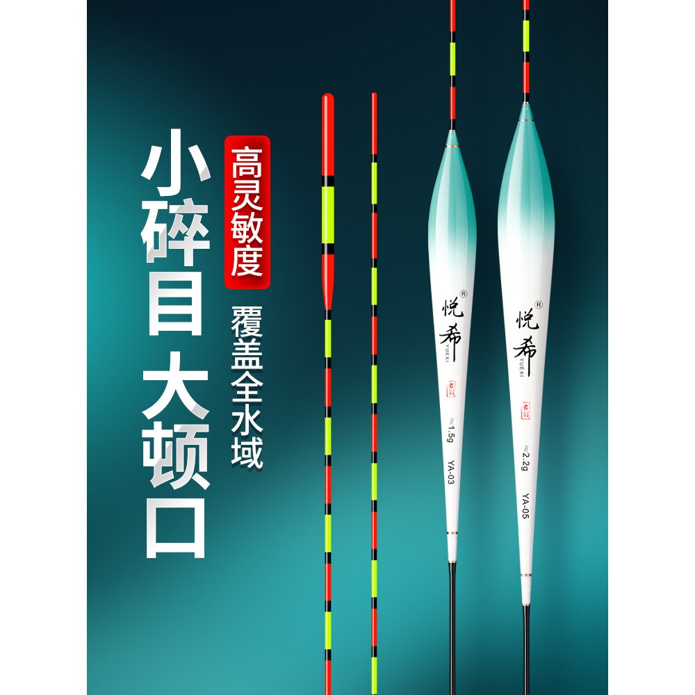 黄金眼小碎目轻口鲫鱼漂纳米醒目