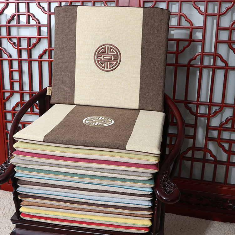 艺必旭官帽椅红木家具沙发坐垫
