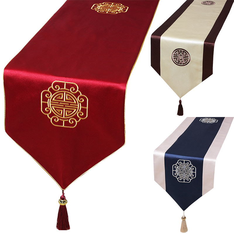 艺必旭中国风茶道布艺茶几布茶席