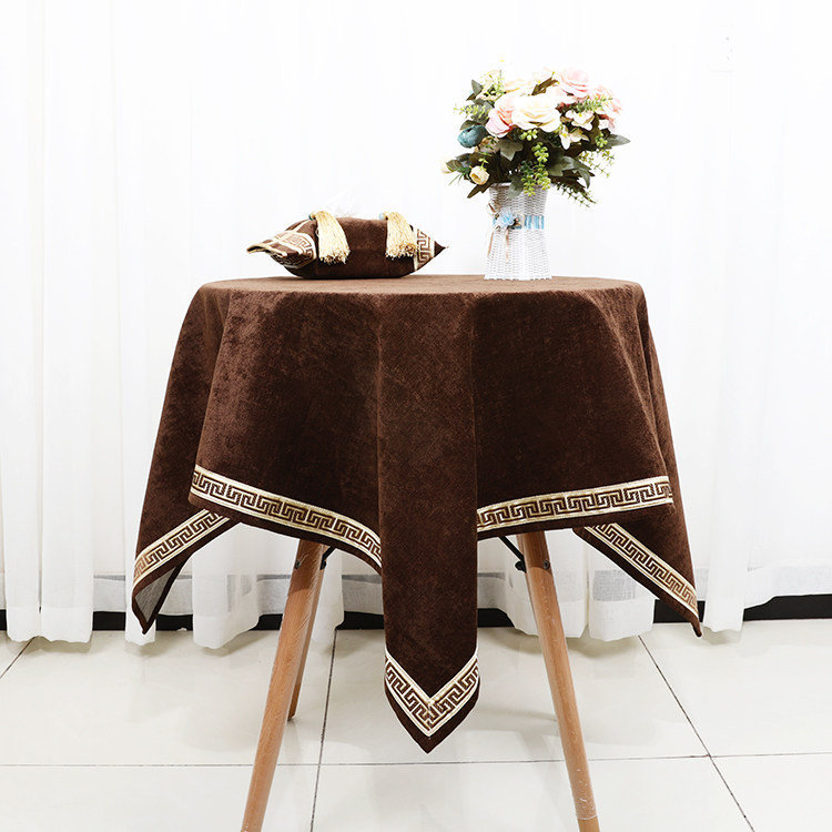 艺必旭定制欧式餐桌布艺套装茶几桌布桌垫防烫圆桌正方形桌布,居家布艺,桌布,淘宝优惠券,粉丝福利购,淘宝优惠卷