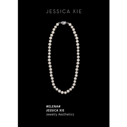 JX I Elena 伊莲娜 INS博主fever高级感施家打结时髦百搭珍珠项链
