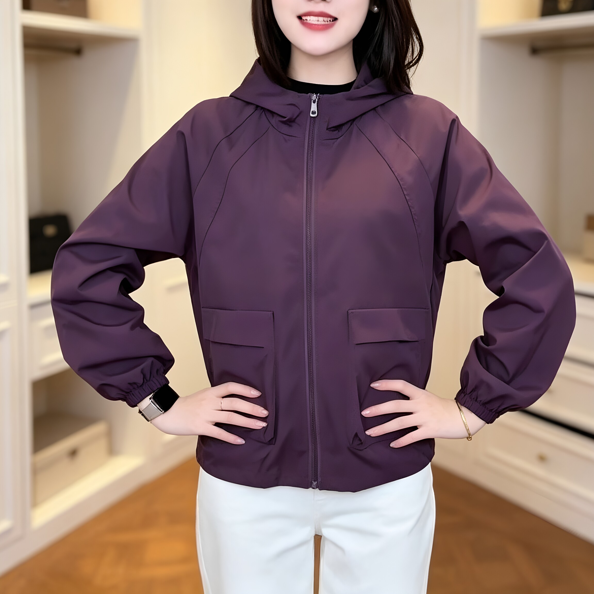 2026新款秋季妈妈外套夹克冲中老年女装