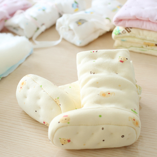 宝宝加厚保暖棉鞋 12个月冬季 婴儿软底鞋 子0 新生儿棉花步前鞋