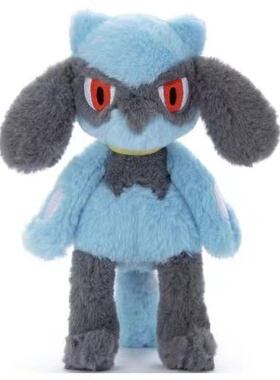 现货日本正版TAKARA TOMY 精灵宝可梦 利欧路 凹造型 毛绒玩偶