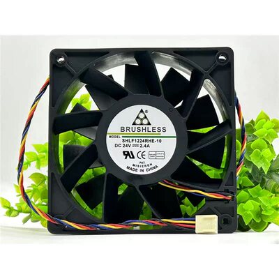 全新SHLF1224RHE-10 24V 2.4A 12038 12CM 超暴力 变频器散热风扇