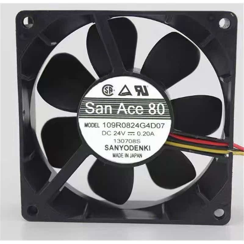 全新 109R0824G4D07 24V 0.2A 8025 变频器散热风扇