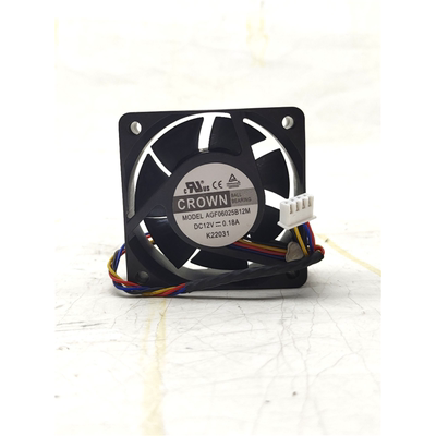 全新CROWN AGF06025B12M 6025 12V 0.18A 调速变频器散热风扇