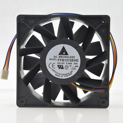 FFB1212EHE 12v 3.00A 12038 电车散热 12cm大风量 暴力风扇