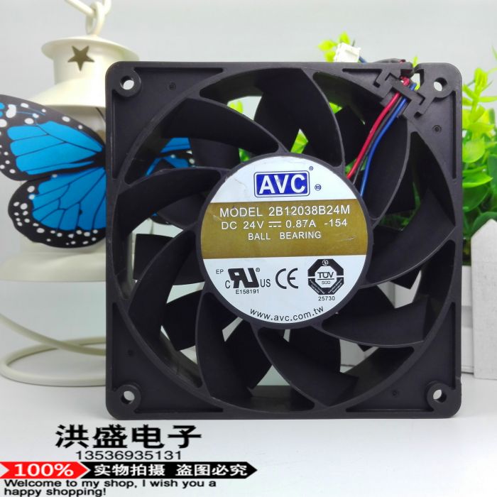 12038风扇A24V0.87服务器大功率华为2B12038B24M3线12CM