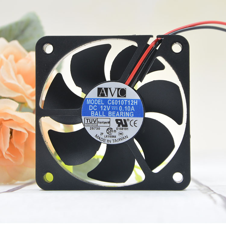 6010 12V 0.1A C6010T12H 6厘米 台式电脑 超薄静音 散热风扇