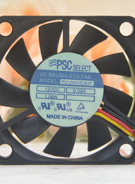 PSC罗克韦尔 P2124510LB2F 4.5cm 12v 0.09A 4510 交换机静音风扇