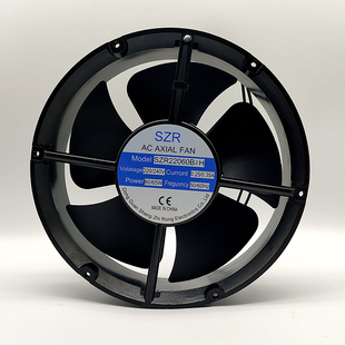 220V SZR22060B2H 0.25 65W 全圆形金属轴流风机风扇 0.35A60 SZR