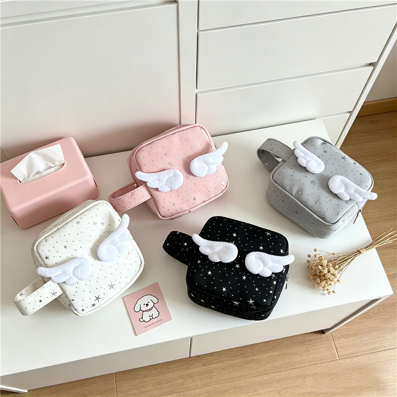 韩系星星收纳包大容量装姨妈巾小包包高颜值便携月事包学生零钱包