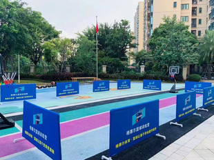 运动场围挡赛事球馆篮球场围栏体育商业活动护栏场地广告定制商场