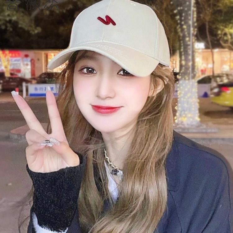 假发女长发假发帽子一体时尚洋气网红微卷全头套式鸭舌帽棒球帽子