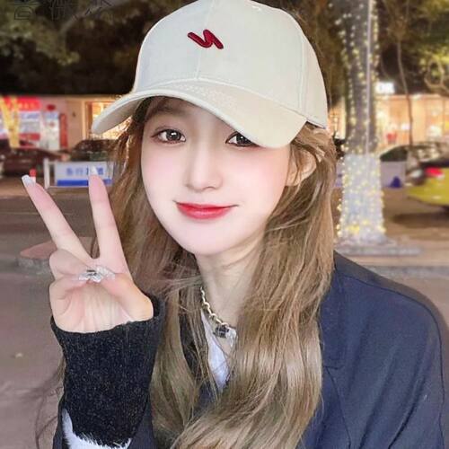 假发女长发假发帽子一体时尚洋气网红微卷全头套式鸭舌帽棒球帽子