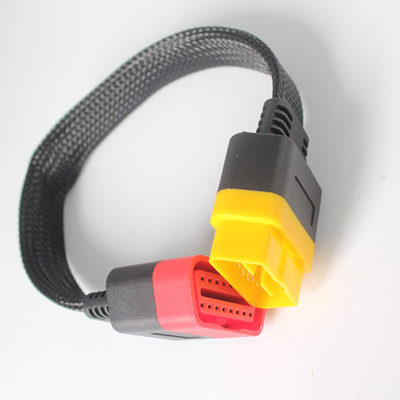 通用款OBD2延长线公对母16针适用于元征道通Thinkdiag华燕等设备
